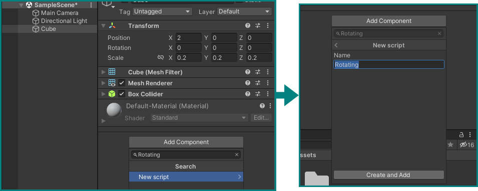 Creating a script