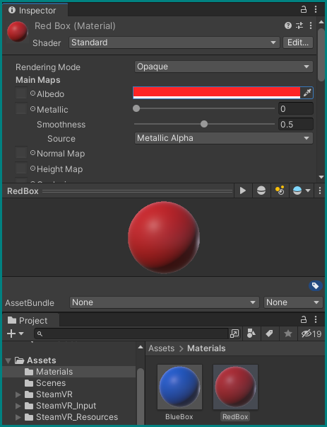 Colored materials